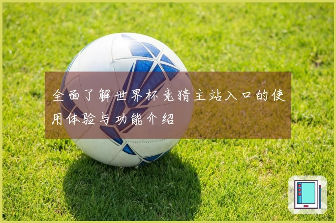 全面了解世界杯竞猜主站入口的使用体验与功能介绍